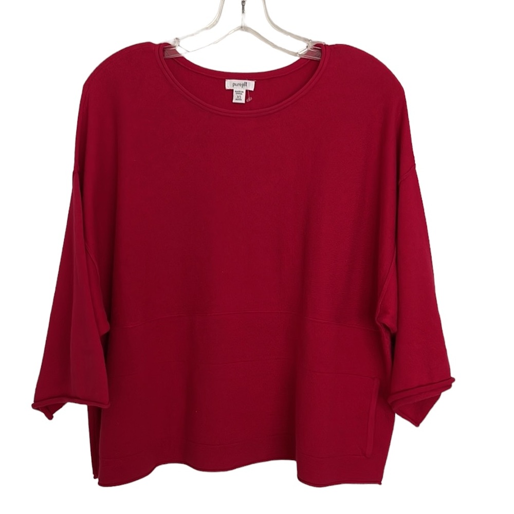 Pure Jill oversized cotton cashmere top